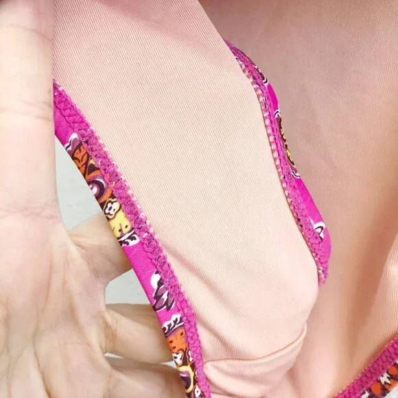 J. CREW High Rise Full Coverage Bikini Set In Ratti‎ Pink Size 38C/L - Picture 11 of 14